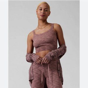 Athleta Revolve Seamless Crop Cami in Tawny Rose